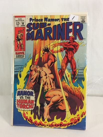 Collector Vintage Marvel Comics Prince Namor, The Sub-Mariner Comic Book No.14