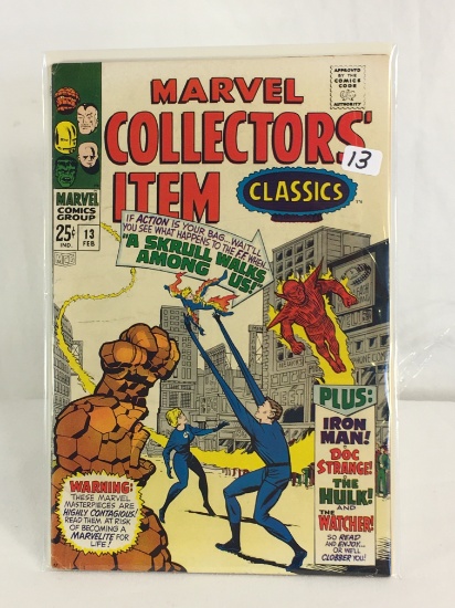 Collector Vintage Marvel Comics Marvel Collector's Item Classic Comic Book No.#13