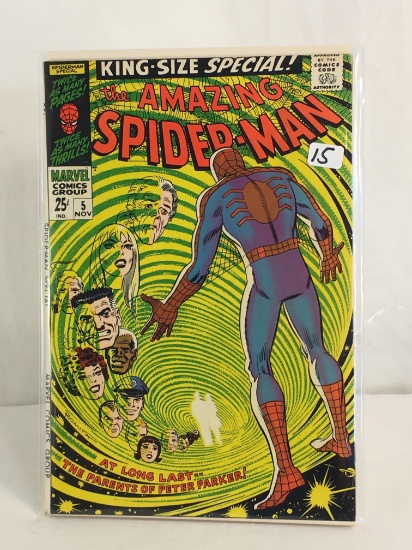 Collector Vintage Marvel Comics King-Size Special The Amazing Spider-man Comic Book No.5