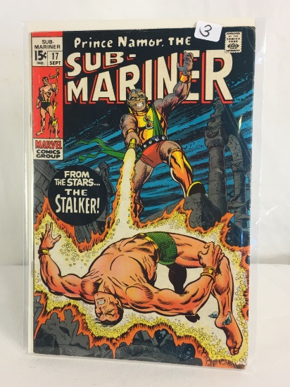 Collector Vintage Marvel Comics Prince Namor, The Sub-Mariner Comic Book No.17