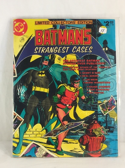 Collector Vintage DC LIMITED Edition Batman's Strangest Cases C-59 Comics Magasine