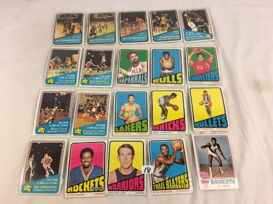 Lot of 20 Pcs Collector Vintage Sport NBA Basketball Sport Cards Assorted Players & Cards