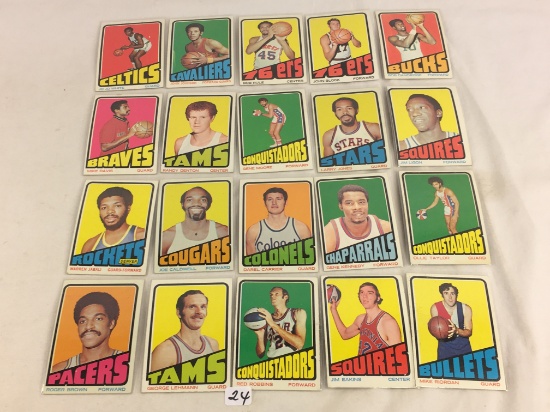 Lot of 20 Pcs Collector Vintage Sport NBA Basketball Sport Cards Assorted Players & Cards