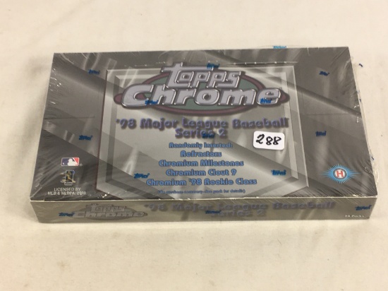 Collector Factory Sealed Topps Chrome '98 Major League Baseball Series 2 Refractors Cards