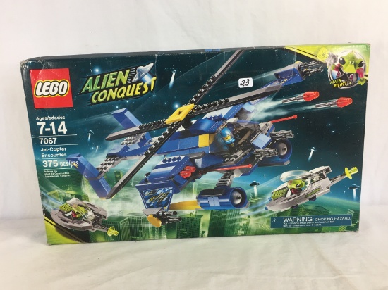 Collector Box Sealed Lego Alien Conquest Jet-Copter Encounter 375 Pc Box Sz: 19x11"