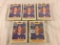 Lot of 5 Packs Vintage 1988 Rookies Sport Baseball Trading Cards - See Pictures