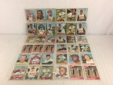 Lot of 36 Collector Vintage Baseball Sport Trading Cards  Assorted Players and Sport Cards