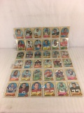 Lot of 36 Collector Vintage NFL Football Sport Trading Cards  Assorted Players and Sport Cards