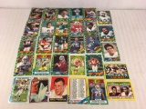 Lot of 30 Collector Vintage NFL Football Sport Trading Cards  Assorted Players and Sport Cards