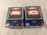 Lot of 2 New Boxes Sealed Vintage 1989 Baseball Upper Deck High # Series Cards - See Photos