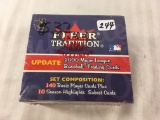 New Sealed Box 2000 Fleer Tradition Update Major League Baseball Trading Cards Set