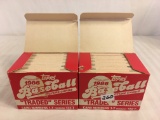 Lot of 2 Boxes Of Vintage 1986 Topps Baseball Picture Cards Traded Series - See Pictures