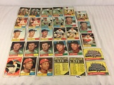 Lot of 30 Collector Vintage Baseball Sport Trading Cards  Assorted Players and Sport Cards