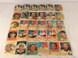 Lot of 30 Collector Vintage Baseball Sport Trading Cards  Assorted Players and Sport Cards