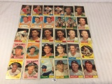 Lot of 30 Collector Vintage Baseball Sport Trading Cards  Assorted Players and Sport Cards