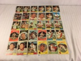 Lot of 30 Collector Vintage Baseball Sport Trading Cards  Assorted Players and Sport Cards