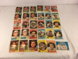 Lot of 30 Collector Vintage Baseball Sport Trading Cards  Assorted Players and Sport Cards