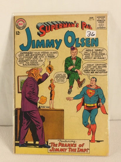 Collector Vintage DC, Comics Superman's Pal Jimmy Olsen The Franks of Jimmy My The EMP #74