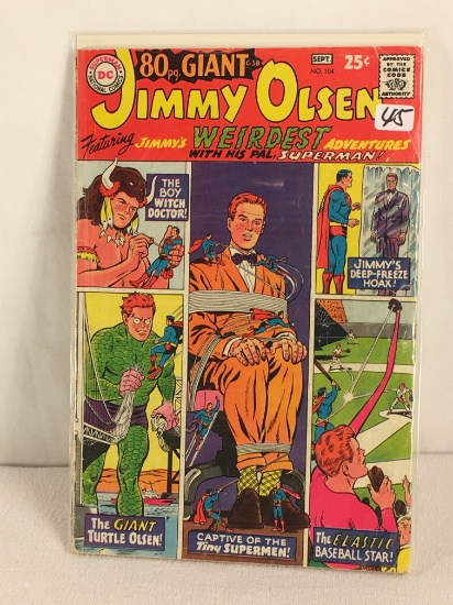 Collector Vintage DC, Comics Superman's Pal Jimmy Olsen 80pg. Giant Weirdest Adventures #104