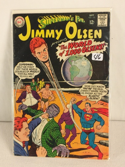 Collector Vintage DC, Comics Superman's Pal Jimmy Olsen The World Of 1,000 Olsens' Comic #105