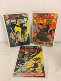 Lot of 3 Pcs Collector Vintage DC, Comics Tarzab Edgar Rice Burroughs Weird Worlds #3.4.5.