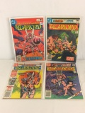 Lot of 4 Collector Vintage DC, Comics The Lost World Of The Warlord Comic Books #30.38.48.49.