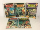Lot of 5 Collector Vintage DC, Comics Ghosts Comic Books #24.25.28.33.37.