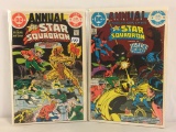 Lot of 2 Collector Vintage DC, Comics Annual All-Star Squadron Comic Books No.2.3.