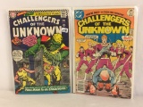 Lot of 2 Collector Vintage DC, Comics Challengers Of The Unknown Comic Books No.50.81.