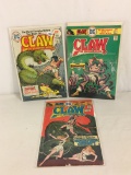 Lot of 3 Collector Vintage DC, Comics Claw The Unconquered Comic Books No.2.3.5.