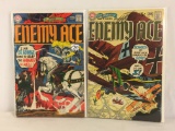 Lot of 2 Collector Vintage DC, Comics Enemy Ace Comic Books No.147.148. Comic Books