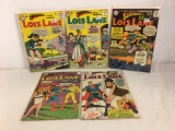 Lot of 5 Collector Vintage DC, Comics Superman 's Girlfriend Lois Lane Comic Books #47.48.62.74.80.