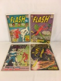 Lot of 4 Collector Vintage DC, Comics The Flash Comic Books No.141.143.166.180.