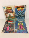 Lot of 4 Collector Vintage DC, Comics The New Teen Titans Comic Books No.30.31.35.46.