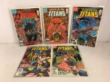 Lot of 5 Collector Vintage DC, Comics The New Teen Titans Comic Books No.62.63.64.69.71.