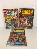 Lot of 3 Collector Vintage Marvel Comics Conan The Barbarian Comic Book No.26.27.80