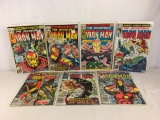 Lot of 7 Collector Vintage Marvel The Invincible Iron Man Comic Books #104.109.115.124.144.157.170.