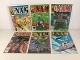 Lot of 6 Collector Vintage Marvel Comics The NAM Comic Books No.2.4.16.17.18.19.