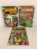 Lot of 3 Collector Vintage Marvel Comics The Defenders Comic Books No.17.19.75