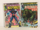 Lot of 2 Collector Vintage Marvel Comics The Micronauts Comic Books No.4.7.