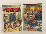 Lot of 2 Collector Vintage Marvel Comics The Champions Comic Books No.2.16.