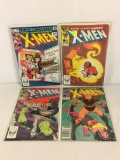 Lot of 4 Collector Vintage Marvel Comics The Uncanny X-Men Comic Books No.172.174.176.177.