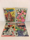 Lot of 4 Collector Vintage Marvel Comics The Uncanny X-Men Comic Books No.187.188.190.191.