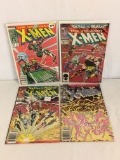 Lot of 4 Collector Vintage Marvel Comics The Uncanny X-Men Comic Books No.224.225.226.227.