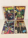 Lot of 4 Collector Vintage Marvel Comics The Uncanny X-Men Comic Books No.239.241.242.244.