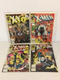 Lot of 4 Collector Vintage Marvel Comics The Uncanny X-Men Comic Books No.252.253.254.255.