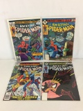 Lot of 4 Collector Vintage Marvel The Amazing Spider-man Comic Books No.180.181.182.188.