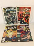 Lot of 4 Collector Vintage Marvel Peter Parker The Spectacular Spider-man No.132.134.162.182.