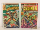 Lot of 2 Collector Vintage Marvel Comics TalesTO Astonish Starring The Sub-Mariner #5.27. Comics