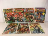 Lot of 7 Collector Vintage Marvel Comics Tarzan lord Of The Jungle Comic Books #7.9.12.13.24.25.28.